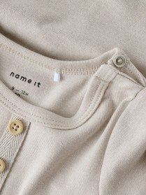 NAME IT Langærmet Modal Body Frig Peyote